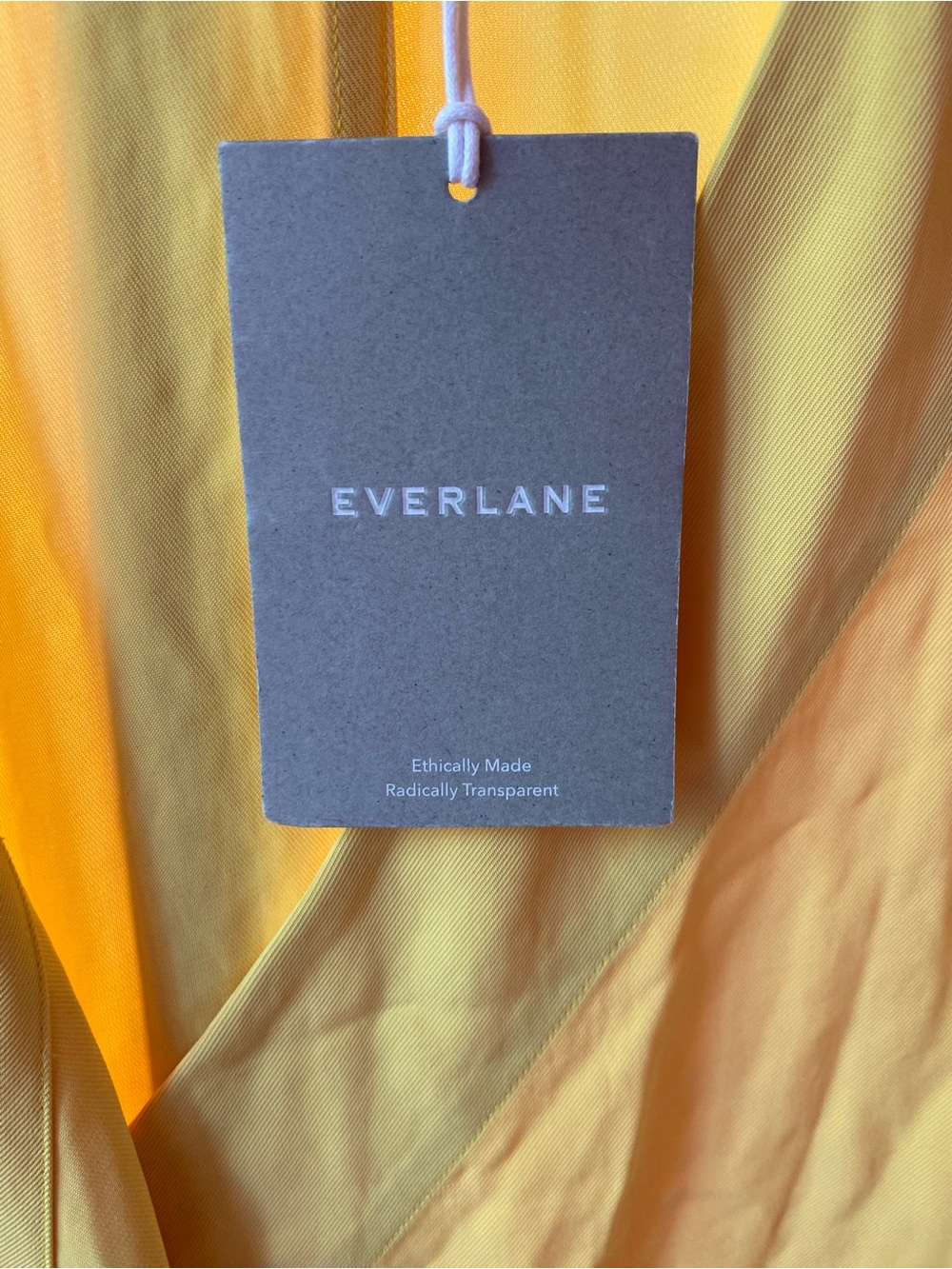 Everlane Yellow Sleeveless V-Neck Dress - Picture 4 of 10